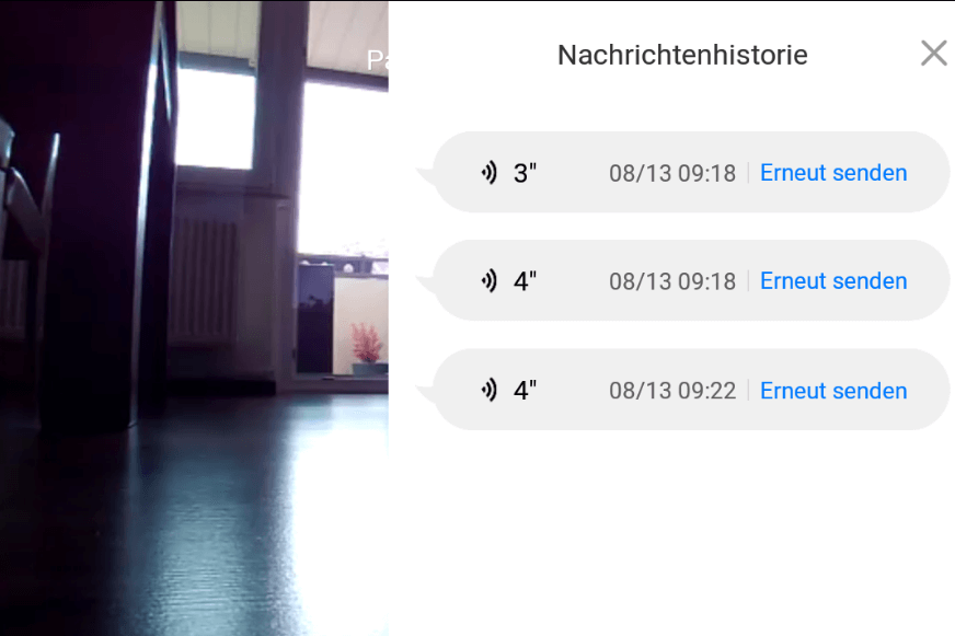 Roborock S6 MaxV Remote Viewing Sprachausgabe Funktion.